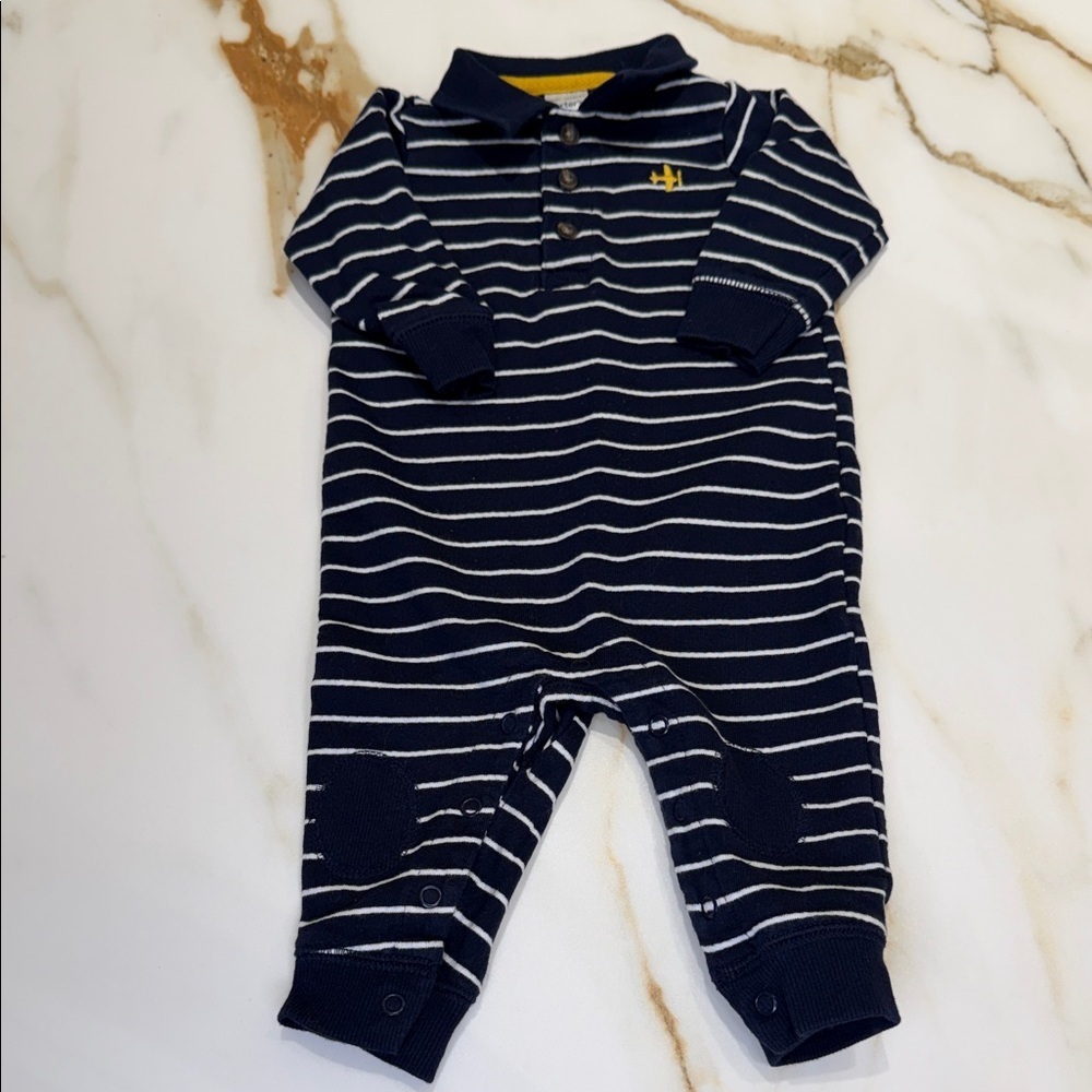 Carter’s Navy Striped Kids One Piece